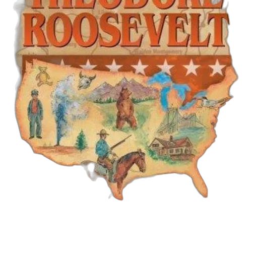 cover, theodore, roosevelt, american transparent PNG cut-out