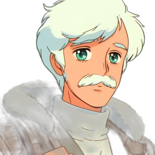 face, staff, anime, watercolor transparent PNG cut-out
