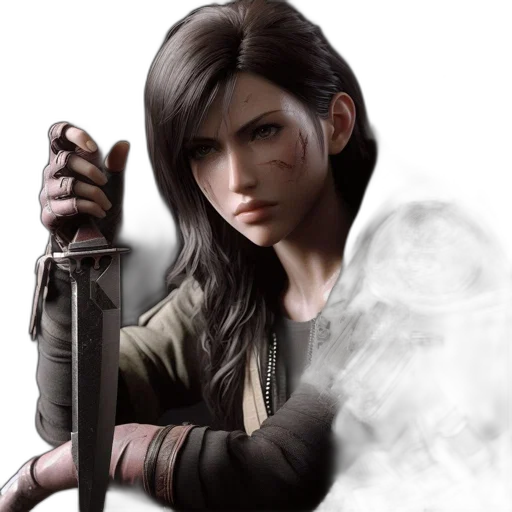 sword, fantasy art, concept art, photorealistic transparent PNG cut-out