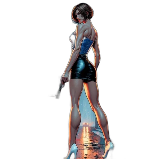 dress, weapon, sword, staff transparent PNG cut-out