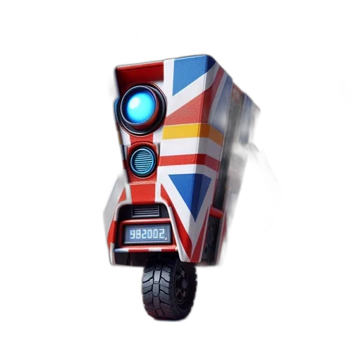 robot, car, weapon, staff transparent PNG cut-out