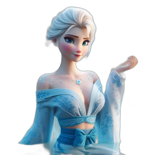 dress, 3d render, concept art, fantasy art transparent PNG cut-out