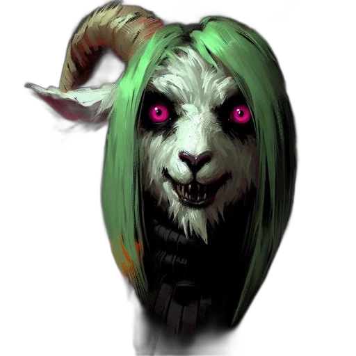 mask, creature, face, staff transparent PNG cut-out