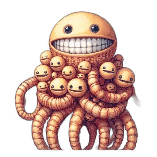 creature, animal, robot, pixel art transparent PNG cut-out
