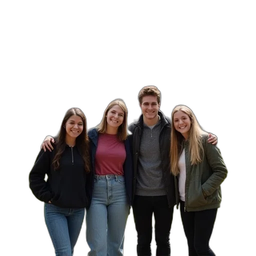 jacket, staff, hair, shoes transparent PNG cut-out