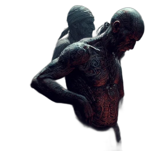 creature, mask, face, concept art transparent PNG cut-out