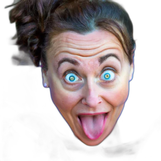 face, mask, staff, creature transparent PNG cut-out