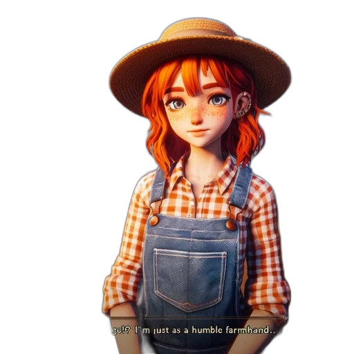hat, staff, dress, robot transparent PNG cut-out