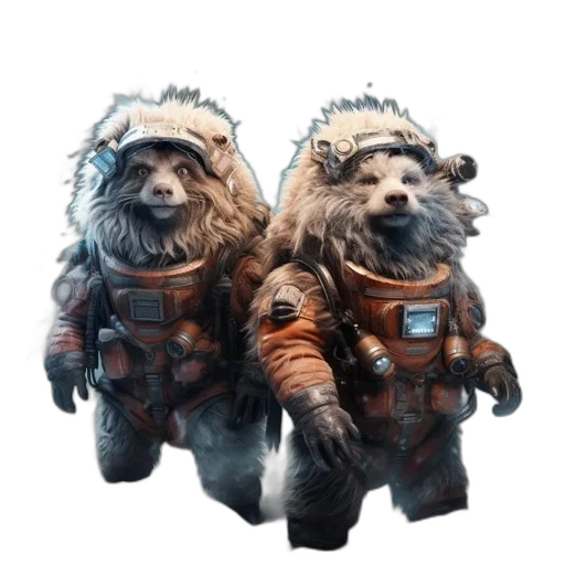 creature, animal, concept art, 3d render transparent PNG cut-out