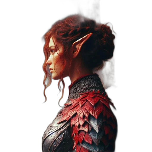 dragon, face, staff, fantasy art transparent PNG cut-out