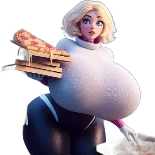 food, robot, 3d render, concept art transparent PNG cut-out