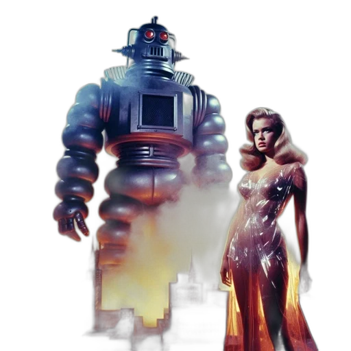 robot, dress, concept art, cyberpunk transparent PNG cut-out