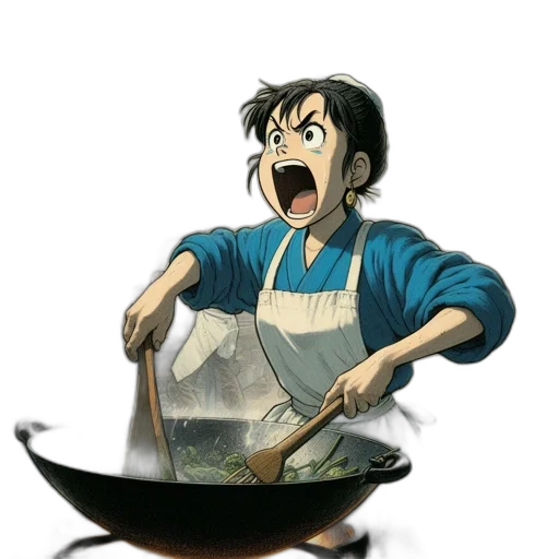 food, weapon, staff, anime transparent PNG cut-out