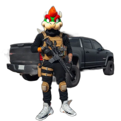 weapon, car, animal, robot transparent PNG cut-out