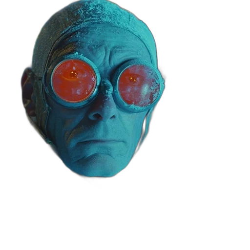 mask, face, staff, creature transparent PNG cut-out