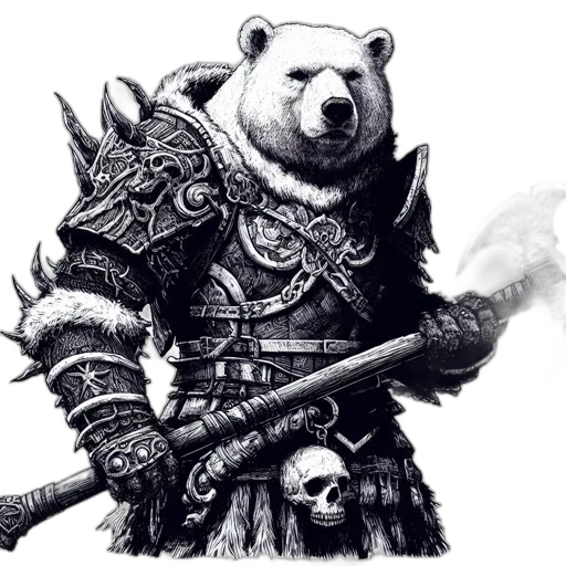animal, sword, staff, weapon transparent PNG cut-out