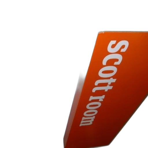 3d render, sign, reading, scott transparent PNG cut-out