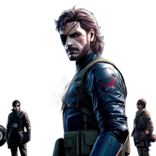 jacket, concept art, comic book art, pixel art transparent PNG cut-out