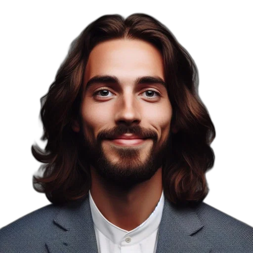 face, hair, staff, animal transparent PNG cut-out