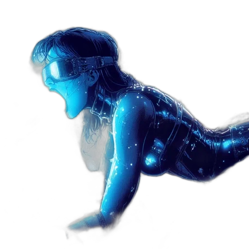 robot, creature, cyberpunk, concept art transparent PNG cut-out