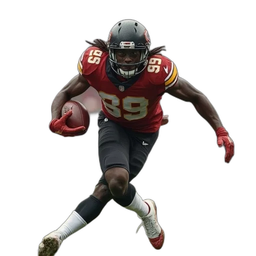 person, football, team, running transparent PNG cut-out