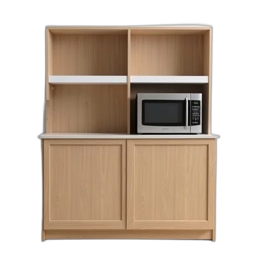 furniture, 3d render, earth tones, microwave transparent PNG cut-out