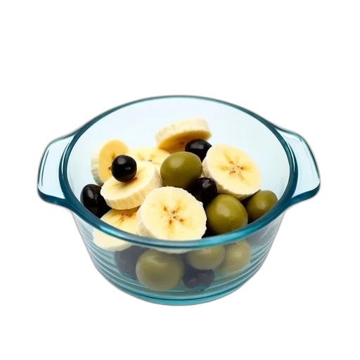 food, clear, glass, container transparent PNG cut-out