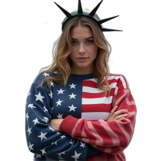 jacket, hat, face, staff transparent PNG cut-out