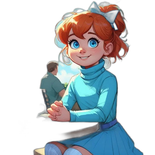 staff, dress, face, robot transparent PNG cut-out