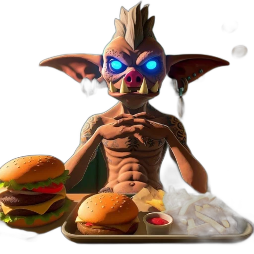 food, creature, dragon, animal transparent PNG cut-out
