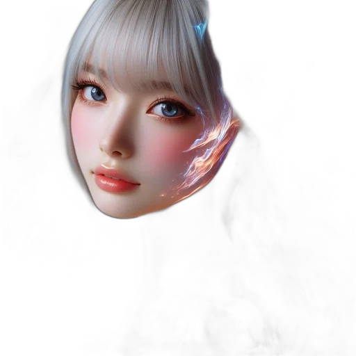 face, mask, robot, creature transparent PNG cut-out