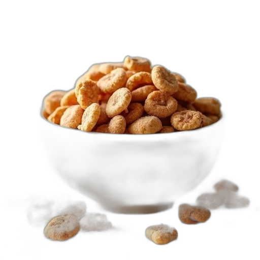 food, crown, 3d render, white transparent PNG cut-out
