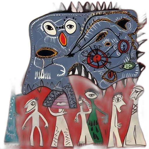 mask, concept art, outer space, forest transparent PNG cut-out