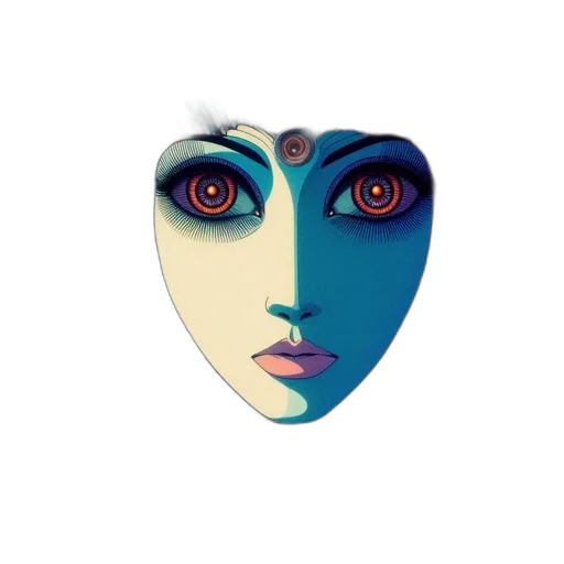 mask, jewelry, face, fantasy art transparent PNG cut-out