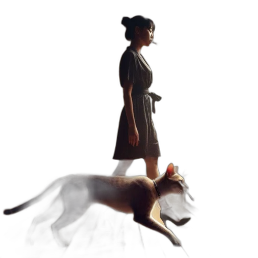 animal, staff, creature, dress transparent PNG cut-out