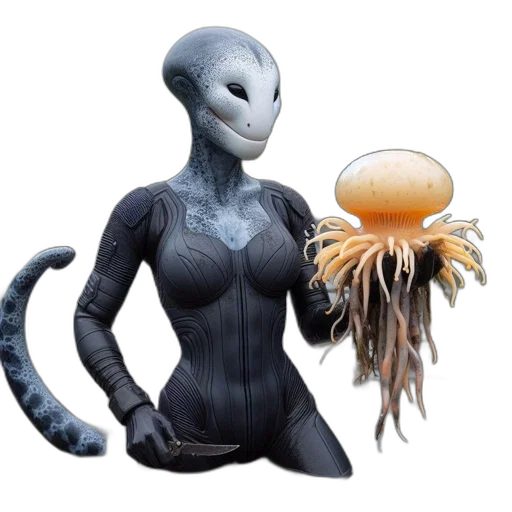 creature, food, robot, animal transparent PNG cut-out