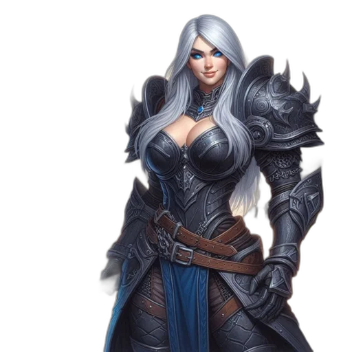 fantasy art, concept art, comic book art, photorealistic transparent PNG cut-out