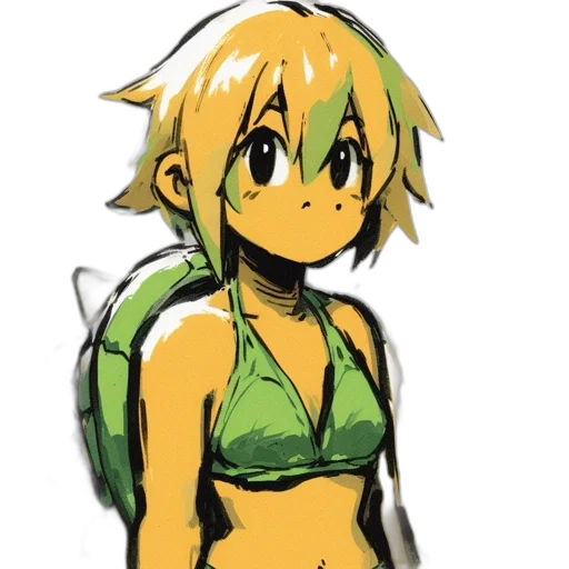dress, dragon, staff, creature transparent PNG cut-out
