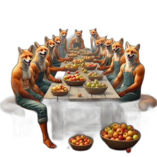 food, concept art, fantasy art, 3d render transparent PNG cut-out
