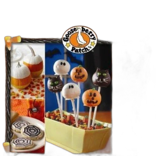 food, halloween-themed, cookbook, cover transparent PNG cut-out