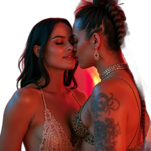 jewelry, neon lights, fire, anitta transparent PNG cut-out