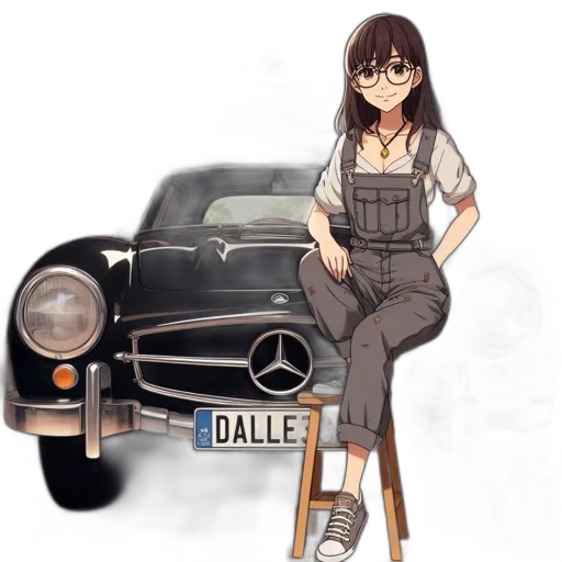 car, dress, weapon, anime transparent PNG cut-out