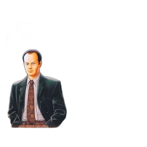 jacket, face, staff, robot transparent PNG cut-out