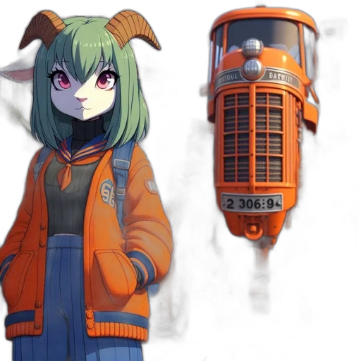 robot, creature, jacket, animal transparent PNG cut-out