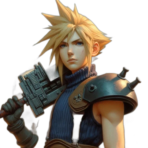 weapon, sword, staff, face transparent PNG cut-out