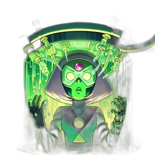 mask, robot, jewelry, concept art transparent PNG cut-out