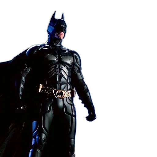 comic book art, batman, stands, confidently transparent PNG cut-out