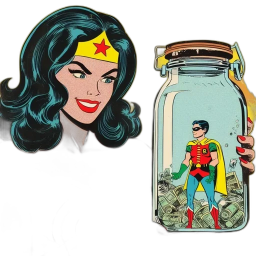 bottle, comic book art, cartoon, concept art transparent PNG cut-out