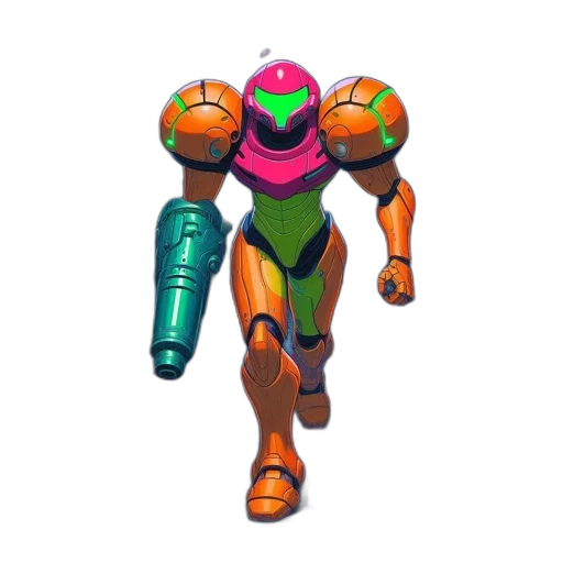 robot, weapon, creature, jacket transparent PNG cut-out