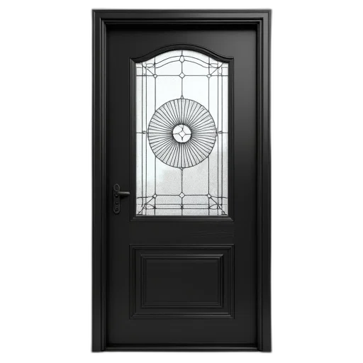 furniture, 3d render, photorealistic, black transparent PNG cut-out
